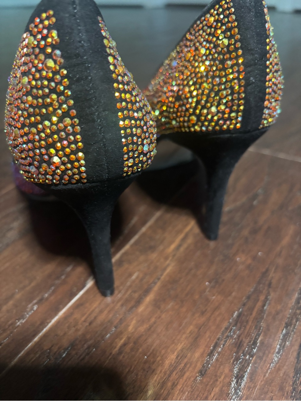 INC International Concepts Multicolor Crystal Pointed Toe Pumps - Picture 3 of 4